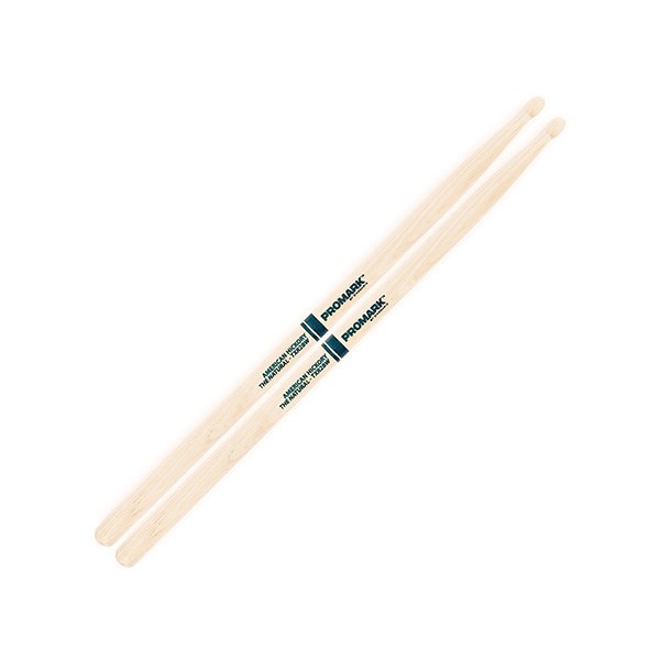 Promark TXR2BW American Hickory Natural Drumsticks - Wood Tip